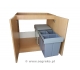Kosz do segregacji 20+2x10L