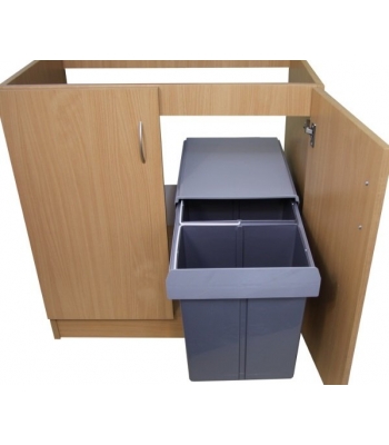 Kosz do segregacji 2x20L